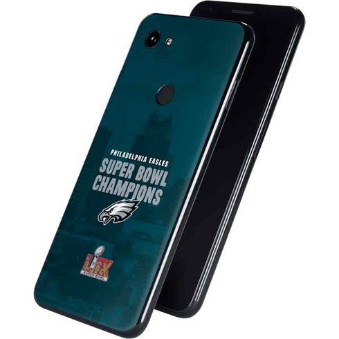 NFL Philadelphia Eagles Super Bowl LIX Champions Google Pixel 3a Skin